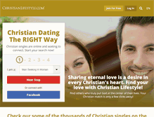 Tablet Screenshot of christianlifestyle.com